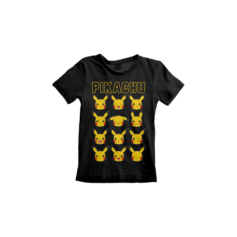 Pikachu Faces Kids Shirt