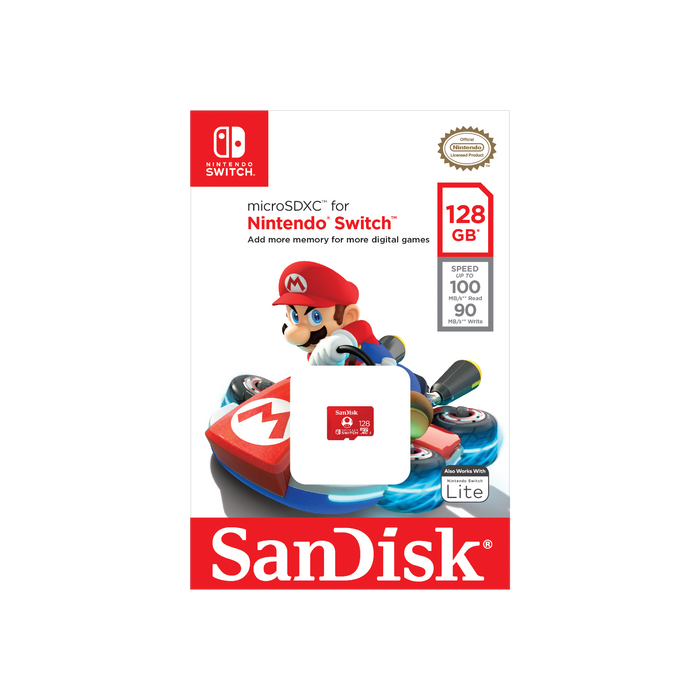 SanDisk microSDXC Card for Nintendo Switch 128GB — Nintendo