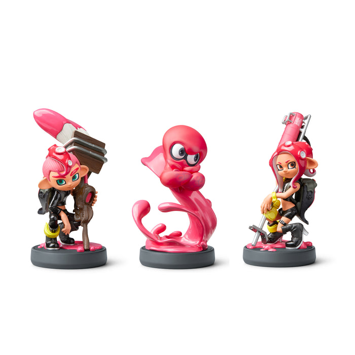 Octoling Triple Pack (Octoling Boy + Octopus + Girl) amiibo (Splatoon Collection)