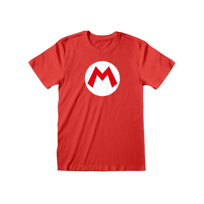 Super Mario Badge Mens Shirt