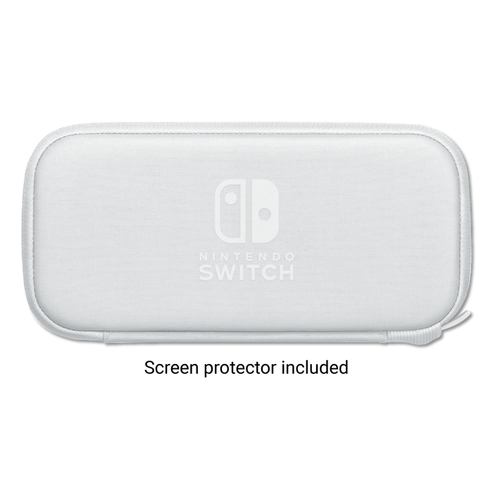 Official Nintendo Switch Lite Carry Case grey screen protector