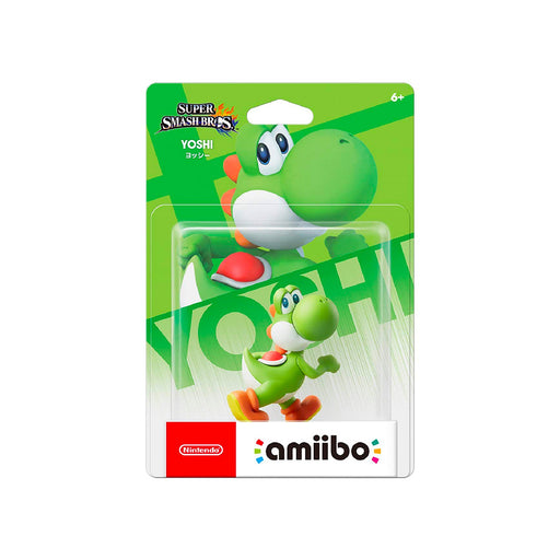 Yoshi Amiibo in boxYoshi No.3 amiibo (Super Smash Bros. Collection)